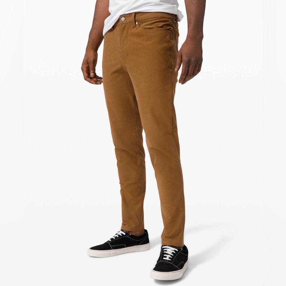 Lululemon ABC Pant Slim Utilitech 32” – Burnt Caramel – Size 34